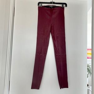 Vince leather leggings
